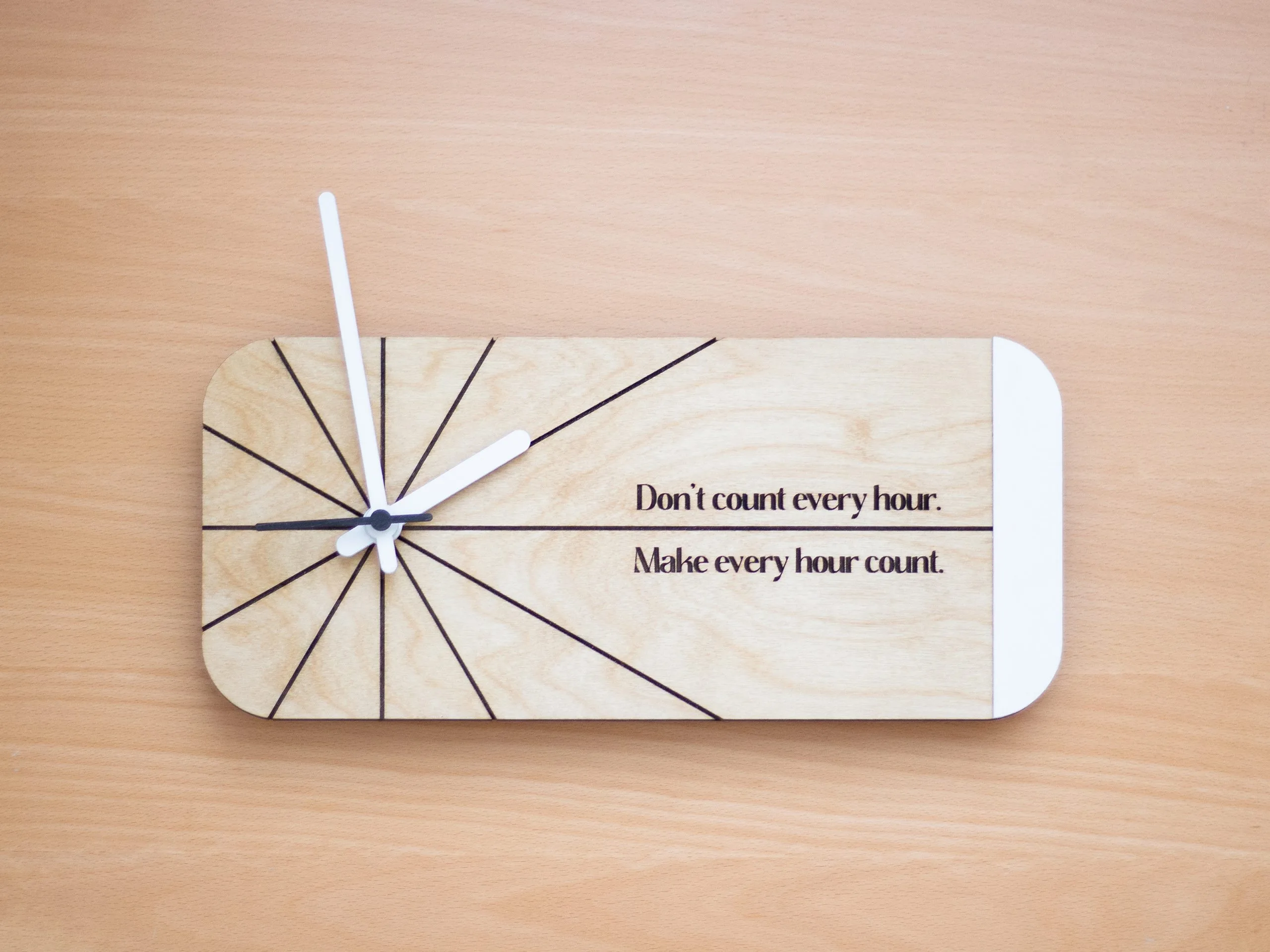 Rectangular Modern Wall Clock
