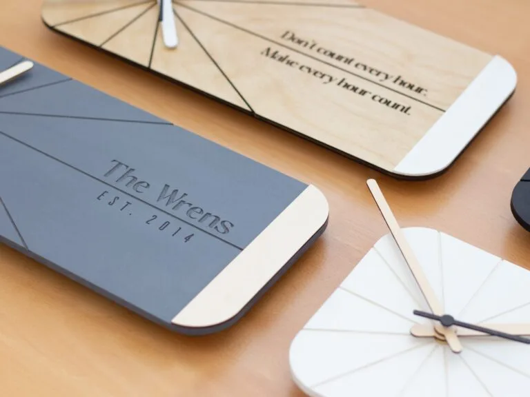 Rectangular Modern Wall Clock - Image 7