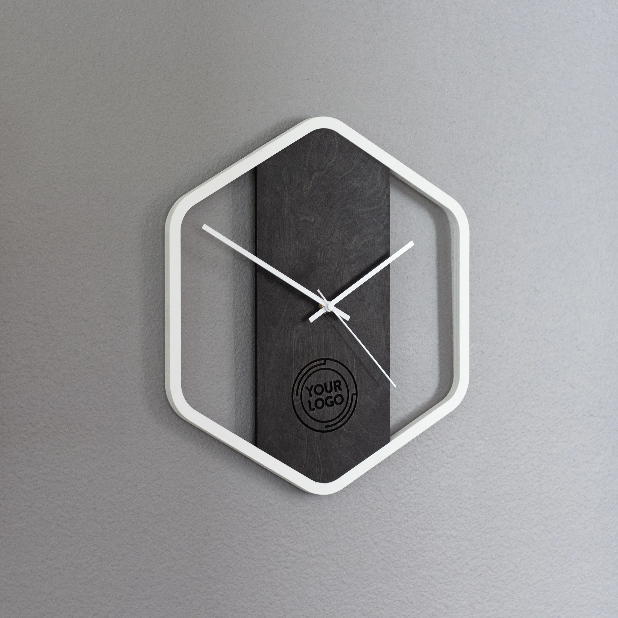 Personalized Minimalist Hexagon Clock - Image 5