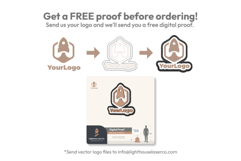 custom shape sign how to get a free proof