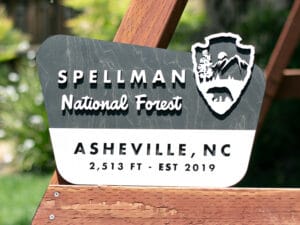Custom National Forest Sign