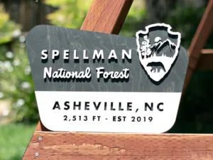 Custom National Forest Sign