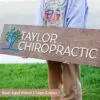 custom aged walnut rectangular laser cut wood logo business sign