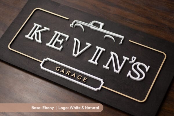 Rectangular Laser Cut Custom Wood Sign - Lighthouse Laser Signs