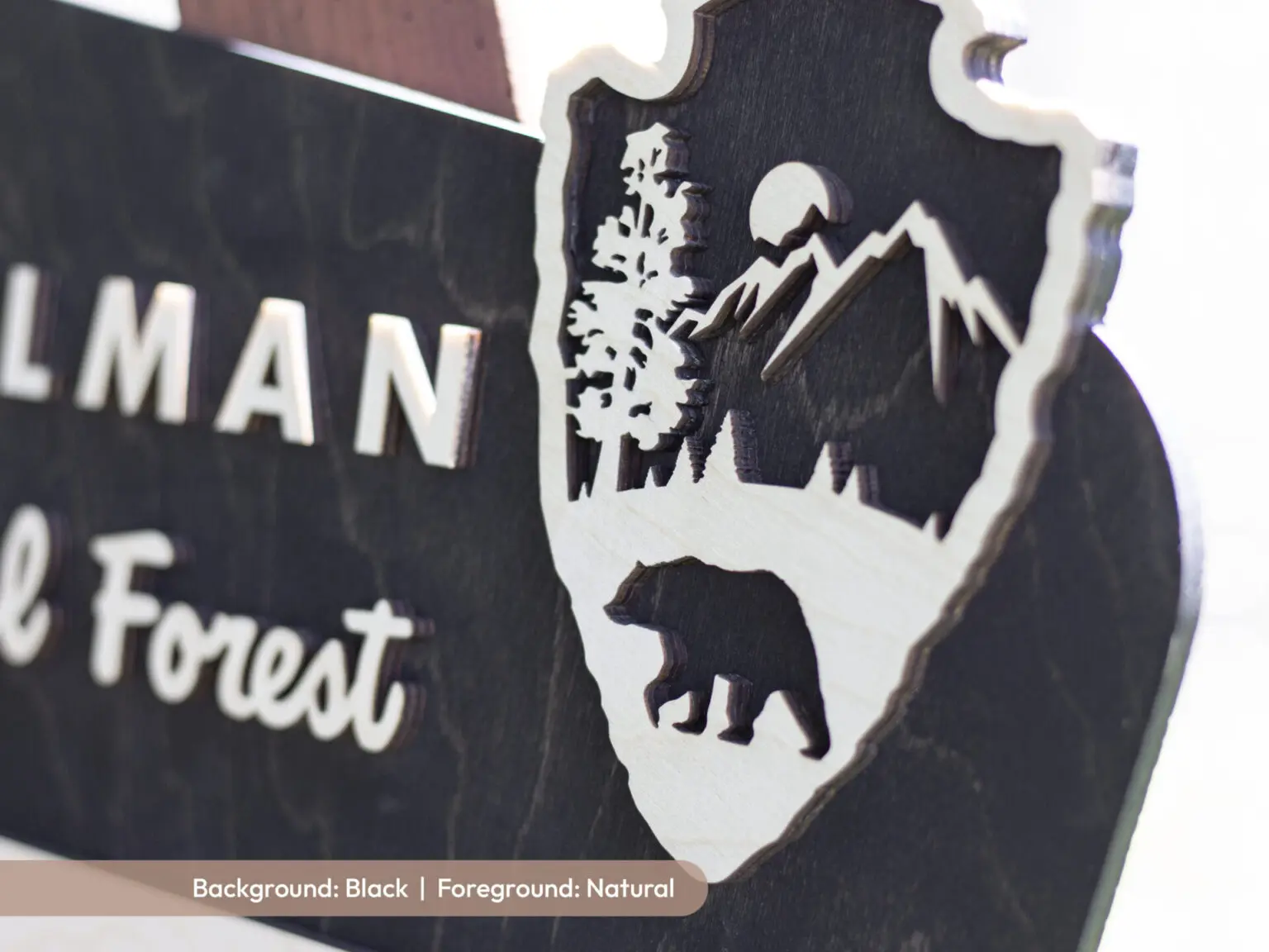 Custom National Forest Sign - Image 6