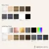 kids bedroom or nursery or playroom sign color options