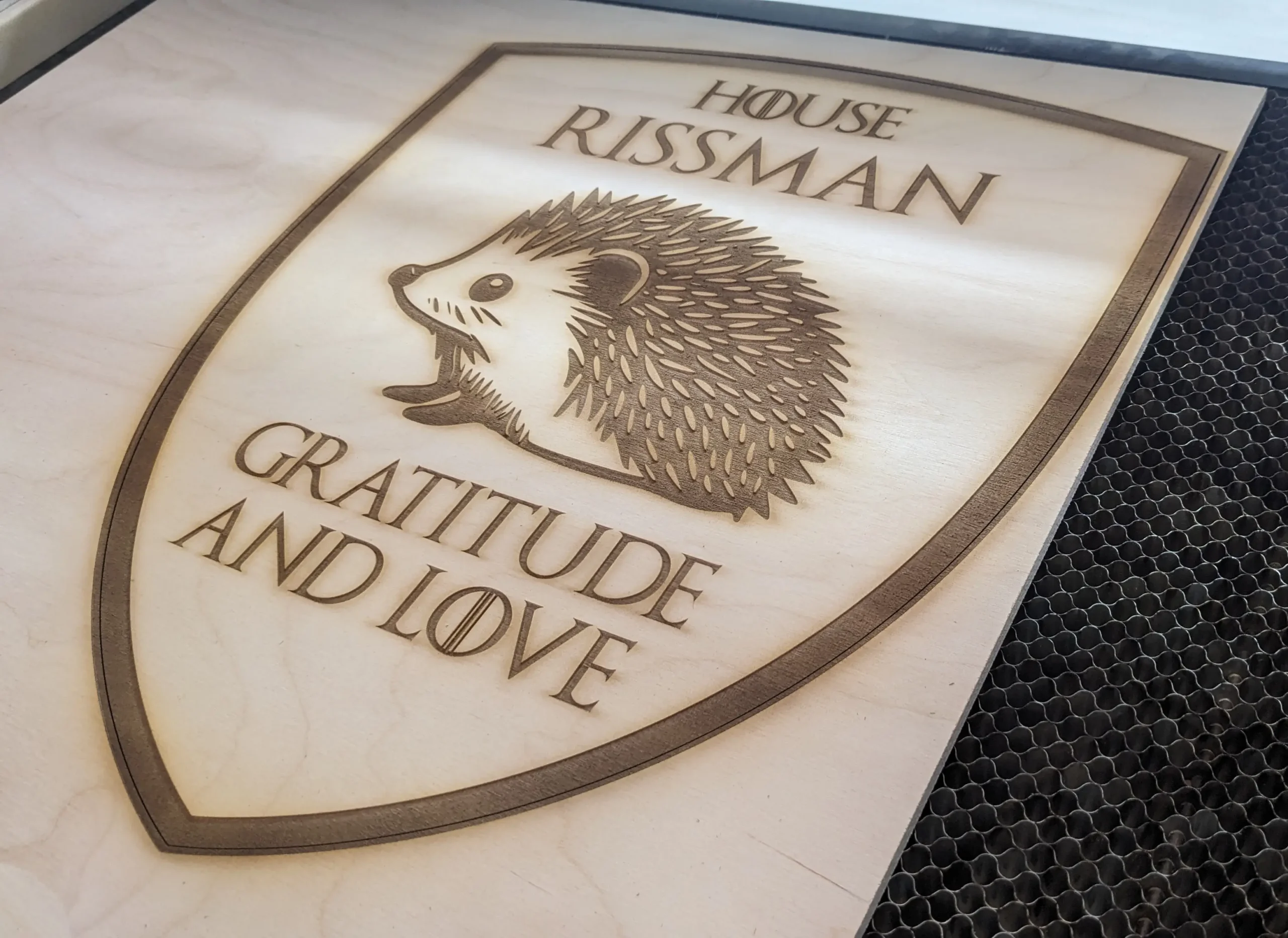 Custom Engraved Wood Sign