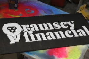 Custom wood sign by Lighthouse Laser Co. - Accounting Firm