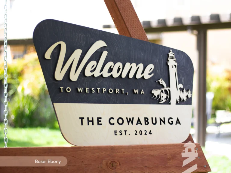 Bed and Breakfast Signs: Park Style Welcome Signage for Vacation Rentals