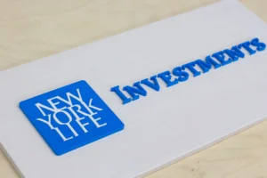 Custom wood sign by Lighthouse Laser Co. - Financial Advisor Office