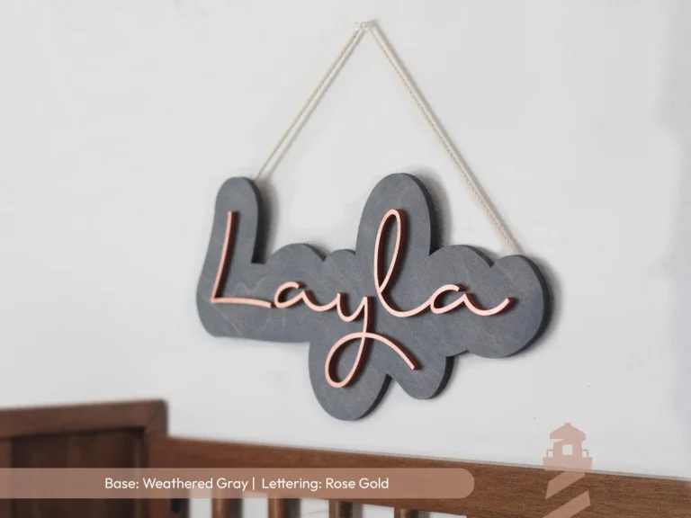Kids Name Signs: Wooden Nursery and Bedroom Signs That Grow With Them
