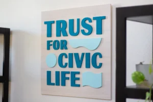 Custom wood sign by Lighthouse Laser Co. - Nonprofit Civic
