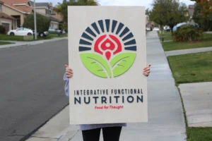 Custom wood sign by Lighthouse Laser Co. - Nutritionist Office
