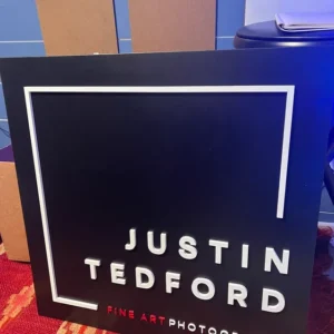 Custom wood sign by Lighthouse Laser Co. - Photography Studio
