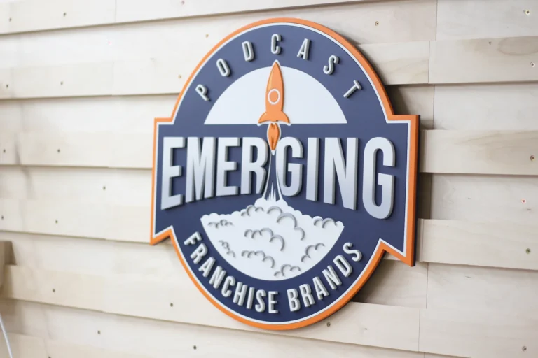 Podcast Studio Signs: Custom Wood Signage That Works on Camera and on Mic