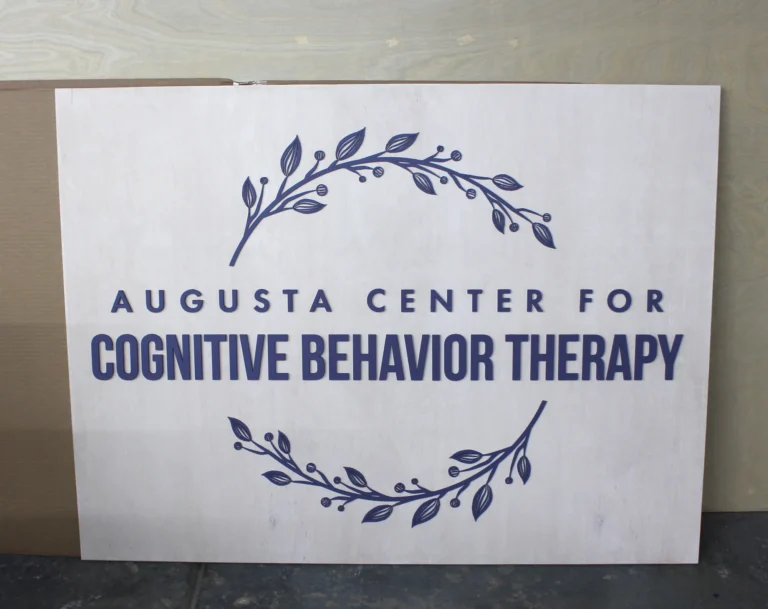 Therapy Office Signs: Custom Wood Signage for Counseling and CBT Practices