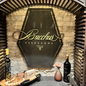 Custom wood sign by Lighthouse Laser Co. - Vineyard