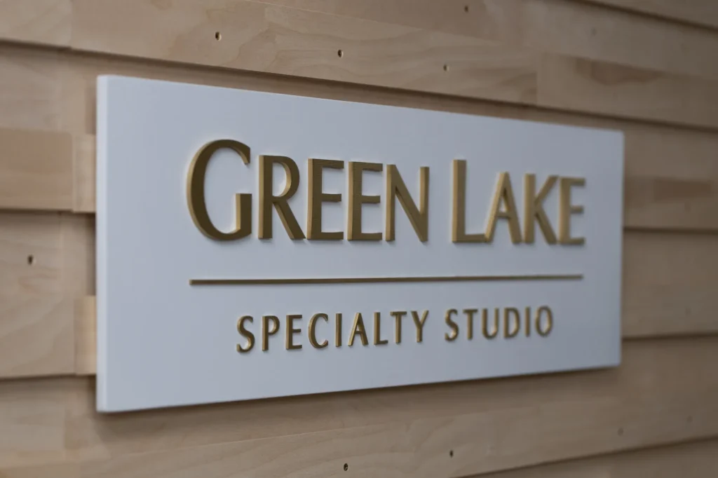 Custom wood sign by Lighthouse Laser Co. - Wellness Center